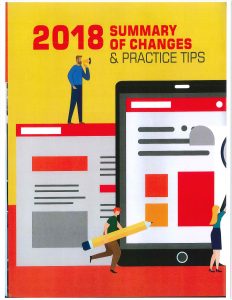 Summary Of Changes 2018 Page 1