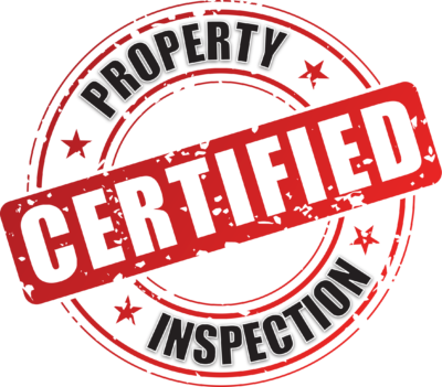 Certified Property Inspection Black Letters
