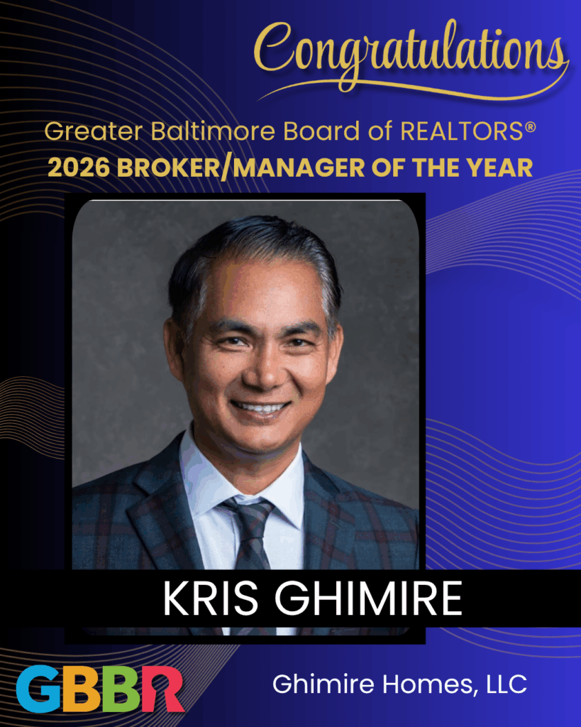 Kris Ghimire, GBBR 2026 Broker Manager of the Year