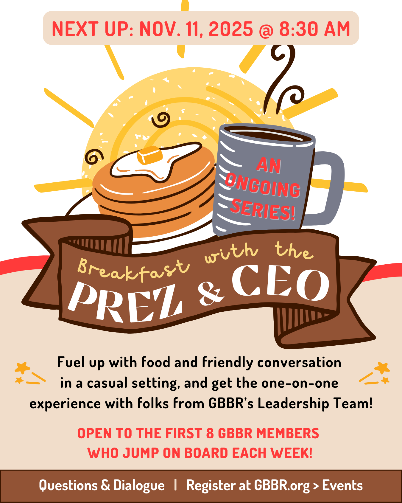 GBBR Breakfast with Prez & CEO 11-11-25 @ Eggspectations