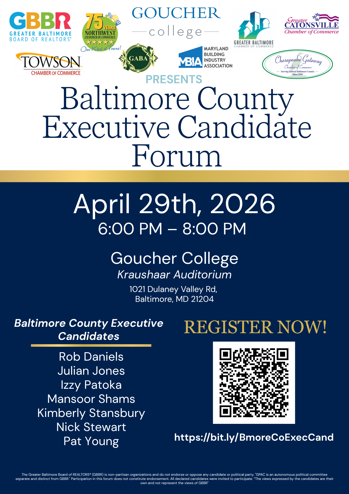 GBBR hosts Baltimore County Executive Forum 4 2026